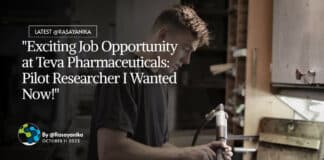 "Exciting Job Opportunity at Teva Pharmaceuticals: Pilot Researcher I Wanted Now!"