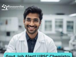 UPSC Chemistry Jobs - Assistant Director Vacancy