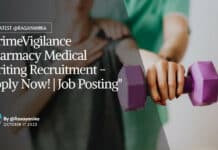 "PrimeVigilance Pharmacy Medical Writing Recruitment - Apply Now! | Job Posting"