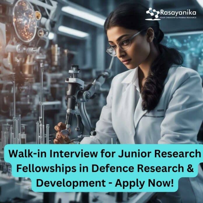 Govt DRDO-DMSRDE Chemistry Job