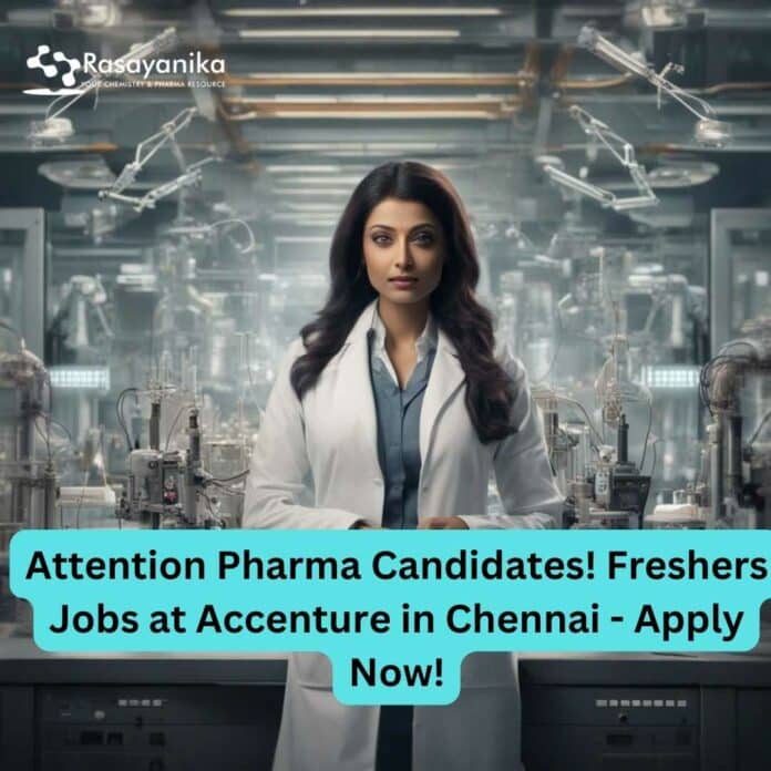 Freshers Jobs at Accenture For Pharma Candidates