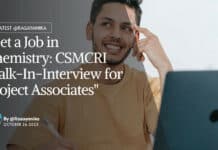 "Get a Job in Chemistry: CSMCRI Walk-In-Interview for Project Associates"