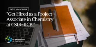 Project Associate Job Chemistry at CSIR-IICB