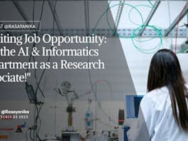 "Exciting Job Opportunity: Join the AI & Informatics Department as a Research Associate!"