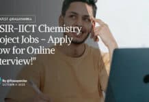 CSIR-IICT Chemistry Project Jobs Recruitment - Apply Online Now