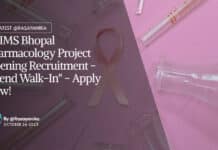 AIIMS Bhopal Pharmacology Project Opening Recruitment - Attend Walk-In