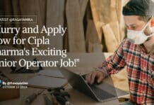 "Hurry and Apply Now for Cipla Pharma's Exciting Junior Operator Job!"