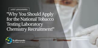 Govt National Tobacco Testing Laboratory Chemistry Recruitment