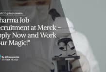 "Pharma Job Recruitment at Merck - Apply Now and Work Your Magic!"