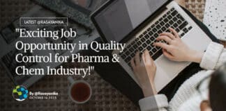 "Exciting Job Opportunity in Quality Control for Pharma & Chem Industry!"