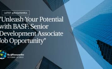 Freshers Job – Unleash Your Potential with BASF: Senior Development Associate Job Opportunity Freshers PhD Job BASF - Senior Development Associate