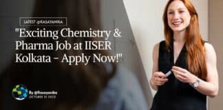 "Exciting Chemistry & Pharma Job at IISER Kolkata - Apply Now!"