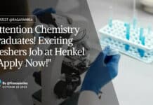 Freshers Job at Henkel - Chemistry Candidates Apply Online Now!