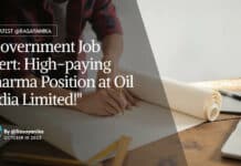 "Government Job Alert: High-paying Pharma Position at Oil India Limited!"