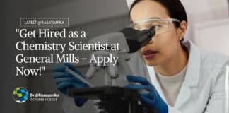 "Get Hired as a Chemistry Scientist at General Mills - Apply Now!"