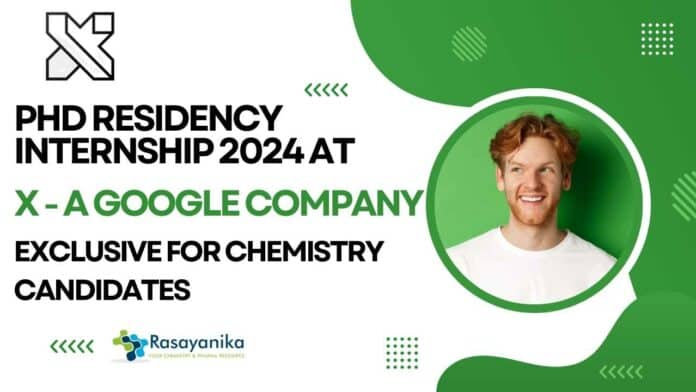 PhD Residency Internship 2024 at X