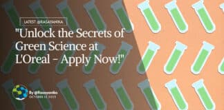 L'oreal Chemistry Job Opening