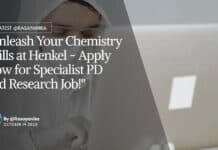 Henkel Chemistry Recruitment - Apply Online Now!