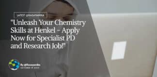 Henkel Chemistry Recruitment - Apply Online Now!