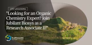 "Looking for an Organic Chemistry Expert? Join Jubilant Biosys as a Research Associate II!"