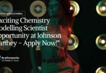 "Exciting Chemistry Modelling Scientist Opportunity at Johnson Matthey - Apply Now!"