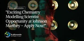 "Exciting Chemistry Modelling Scientist Opportunity at Johnson Matthey - Apply Now!"