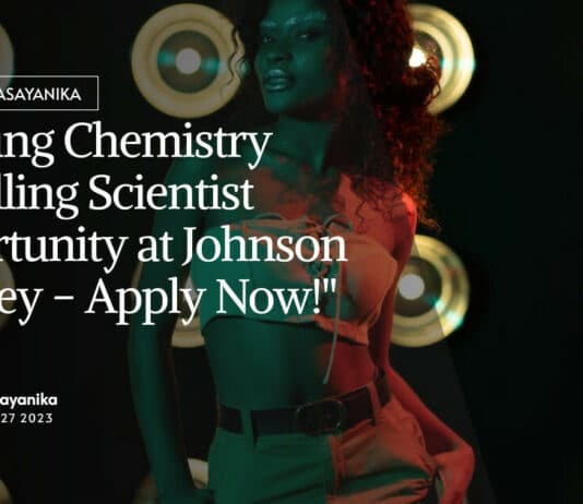 "Exciting Chemistry Modelling Scientist Opportunity at Johnson Matthey - Apply Now!"