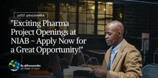 "Exciting Pharma Project Openings at NIAB - Apply Now for a Great Opportunity!"