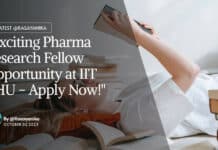 IIT BHU Pharma Research Fellow Recruitment