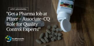 "Get a Pharma Job at Pfizer - Associate-CQ Role for Quality Control Experts!"