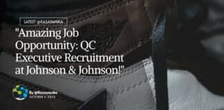 "Amazing Job Opportunity: QC Executive Recruitment at Johnson & Johnson!"