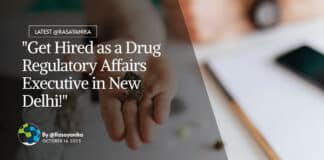 "Get Hired as a Drug Regulatory Affairs Executive in New Delhi!"