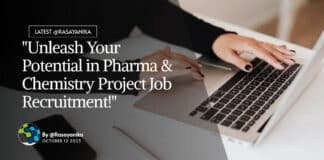 "Unleash Your Potential in Pharma & Chemistry Project Job Recruitment!"