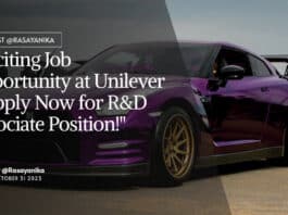Unilever R&D Associate Job For Chemical Engg & Chemistry Candidates - Apply Online Now!
