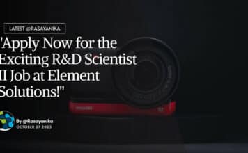 Apply Now for the Exciting R&D Scientist II Job at Element Solutions! "Apply Now for the Exciting R&D Scientist II Job at Element Solutions!"