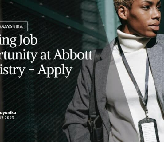 Abbott Chemistry QA Executive Recruitment - Apply Now!