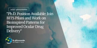 "Ph.D. Position Available: Join BITS Pilani and Work on Bioinspired Patterns for Improved Ocular Drug Delivery"