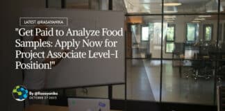 "Get Paid to Analyze Food Samples: Apply Now for Project Associate Level-I Position!"