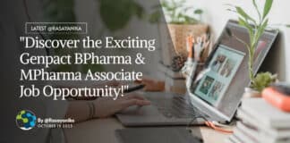 "Discover the Exciting Genpact BPharma & MPharma Associate Job Opportunity!"