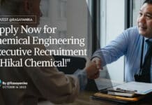 Hikal Chemical Engineering Executive Recruitment - Apply Now!