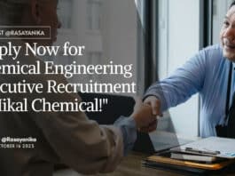 Hikal Chemical Engineering Executive Recruitment - Apply Now!