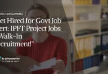 "Get Hired for Govt Job Alert: IPFT Project Jobs - Walk-In Recruitment!"