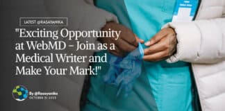 "Exciting Opportunity at WebMD - Join as a Medical Writer and Make Your Mark!"