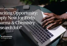 "Exciting Opportunity: Apply Now for Endo Pharma & Chemistry Research Job!"