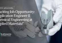 "Exciting Job Opportunity: Application Engineer II Chemical Engineering at Applied Materials!"