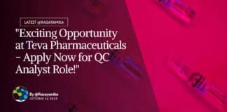 "Exciting Opportunity at Teva Pharmaceuticals - Apply Now for QC Analyst Role!"