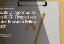 "Exciting Opportunity: Join IISER Tirupati as a Junior Research Fellow (JRF)!"