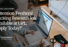 "Attention Freshers! Exciting Research Job Available at UPL, Apply Today!"