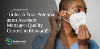 "Unleash Your Potential as an Assistant Manager-Quality Control in Bhiwadi!"
