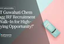 "IIT Guwahati Chem Engg JRF Recruitment - Walk-In for High-Paying Opportunity!"